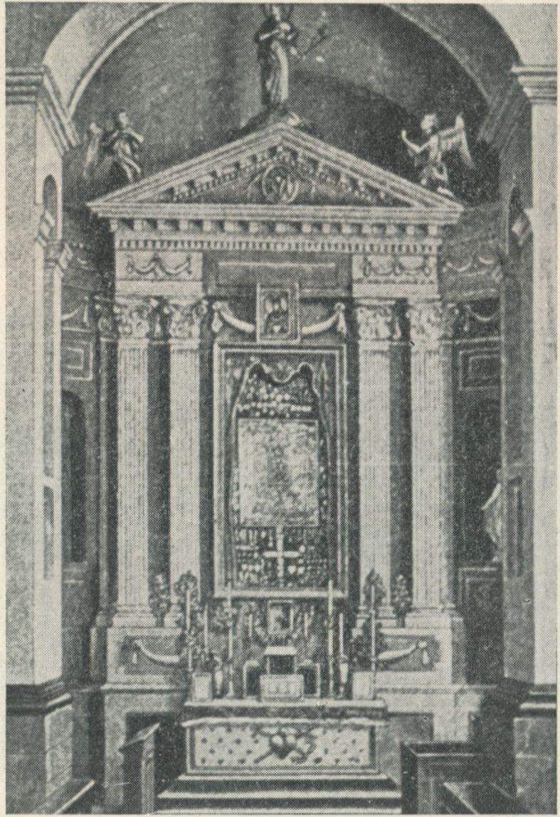 Marijos altorius su stebuklinguoju paveikslu Gardine.