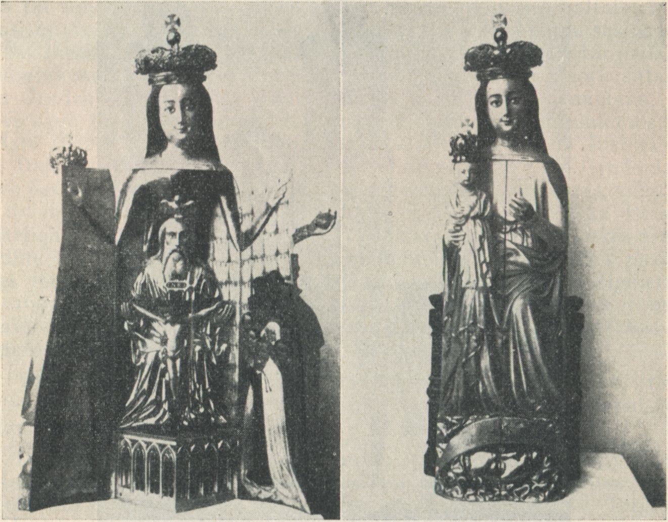 Stebuklingoji Dievo Motinos statula Seinų bažnyčioje