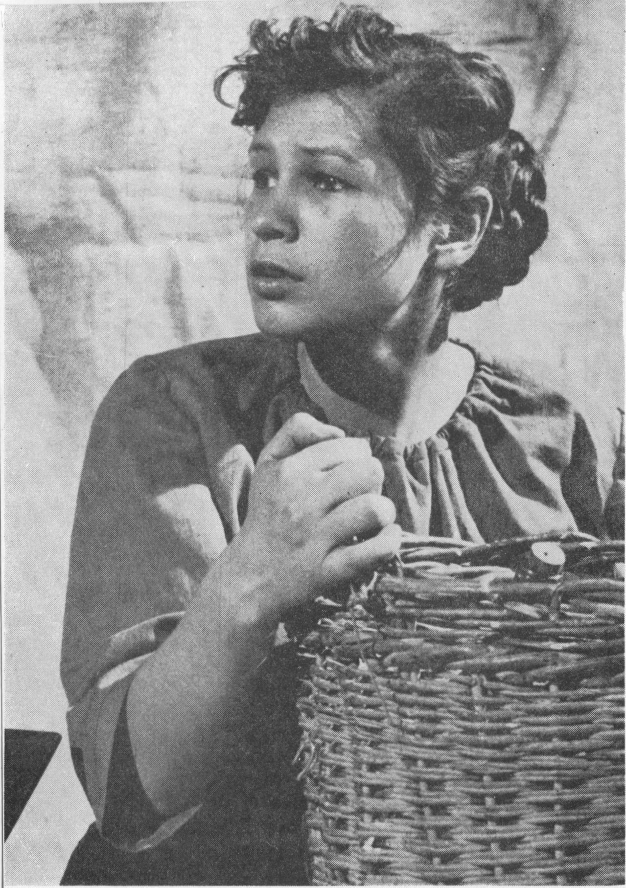 Aldona Eretaitė B. Brechto veikale “Mutter Courage” Kotrynos rolėje